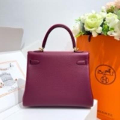 wholesale quality hermes kelly 25 togo retourn bourgogne ghw